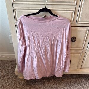 - Lululemon Athletica Pink Back in Action Long Sleeve Size 8